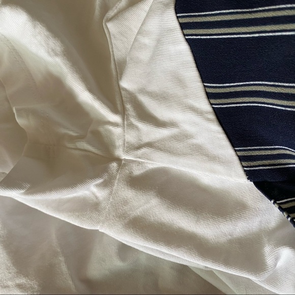 GU Japan sz M Layer Tee White Printed Top Tie Back - Picture 9 of 9